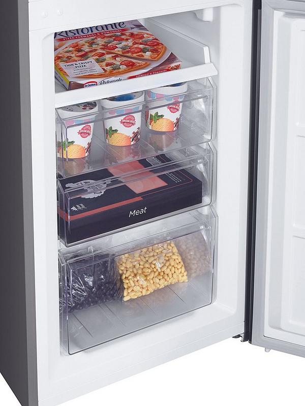 Hoover HOCH1T518EXK 60/40 Total No Frost Fridge Freezer, F Rated - Silver - Image 6